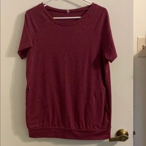 Purple tshirt with pockets